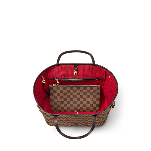 Neverfull MM Damier Ebene Canvas in Women's Handbags Handbags collections by Louis Vuitton (Product zoom)