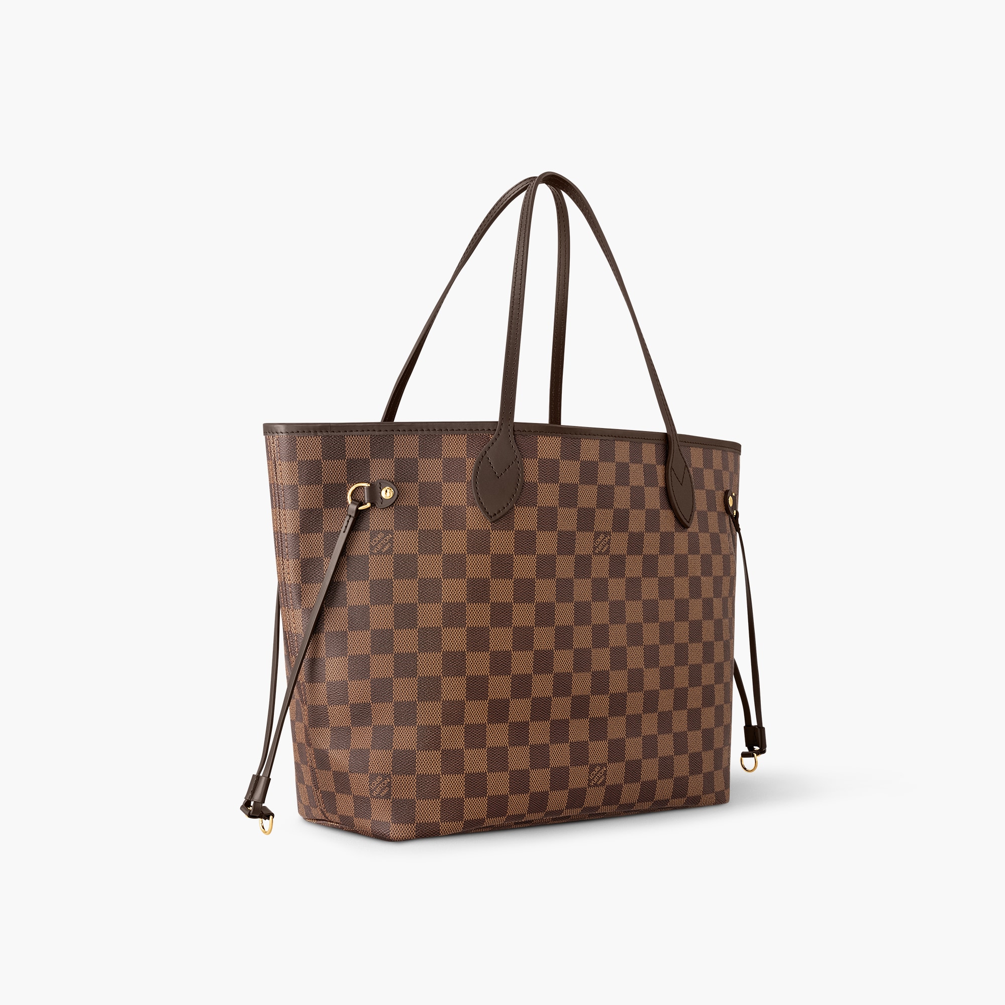 Neverfull MM Damier Ebene Canvas Handbags N40599 LOUIS VUITTON