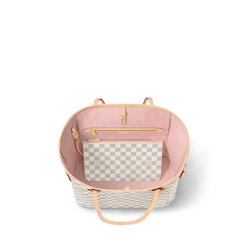 Neverfull MM Damier Azur Canvas in Women's Handbags Handbags collections by Louis Vuitton (Product zoom)