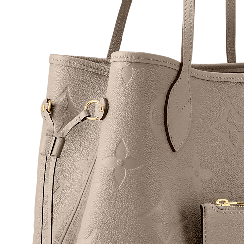 Neverfull MM Tote Bag Monogram Empreinte Leather in Women's Handbags Handbags collections by Louis Vuitton (Product zoom)