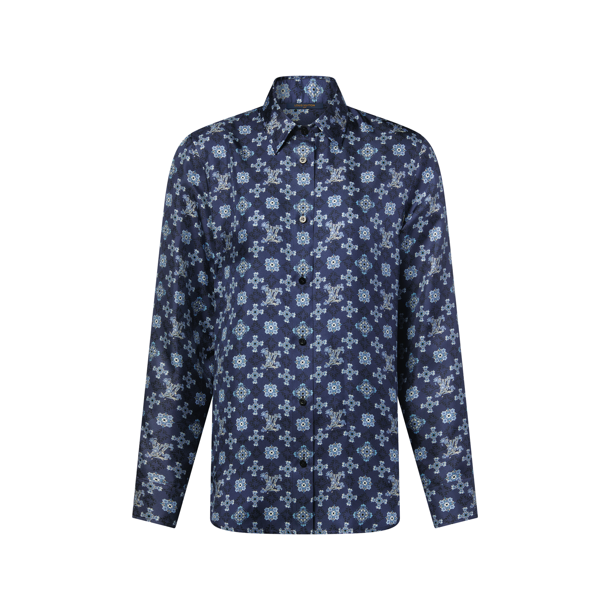 Nouveau Monogram Silk Shirt - Ready-to-Wear 1AJHKF | LOUIS VUITTON