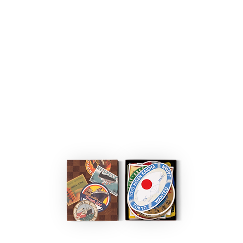 Ocean Liners Labels Postcard Box in Trunks, Travel and Home's Library Hard Cover Books collections by Louis Vuitton (Product zoom)