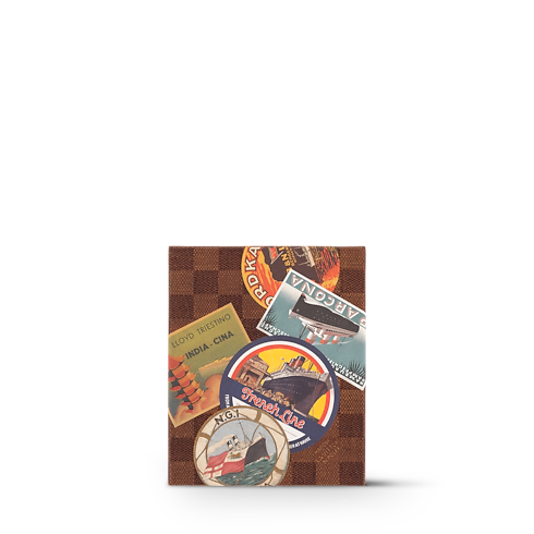 Ocean Liners Labels Postcard Box in Trunks, Travel and Home's Library Hard Cover Books collections by Louis Vuitton (Product zoom)
