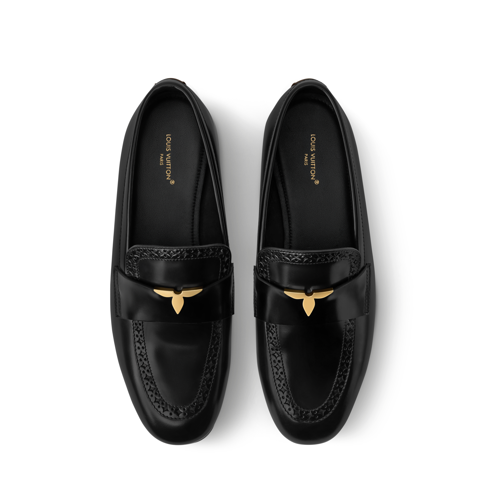 Louis Vuitton Square Toe Loafers Leather Stitch 6 Black LV Scala Loafer - Shoes | LOUIS VUITTON main image 2