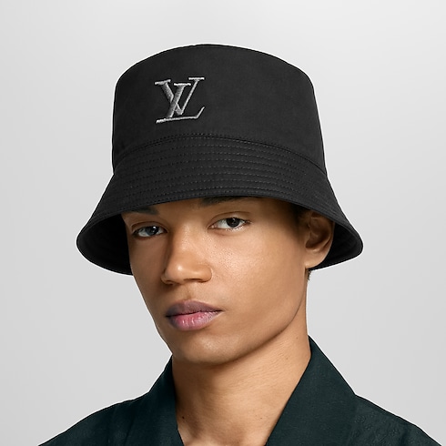 Only LV Bucket Hat S00 in Men's Accessories Hats, Beanies and Gloves collections by Louis Vuitton (Product zoom)