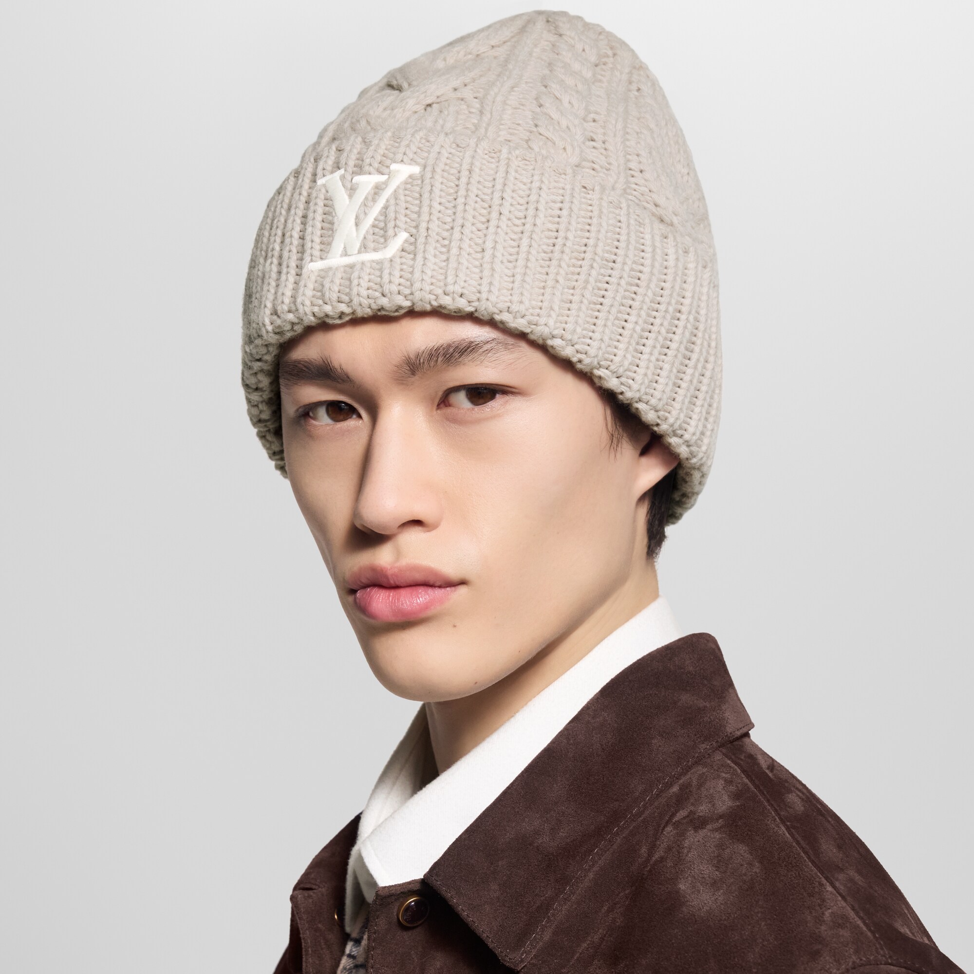Only LV Mini Cable Beanie S00 in Men