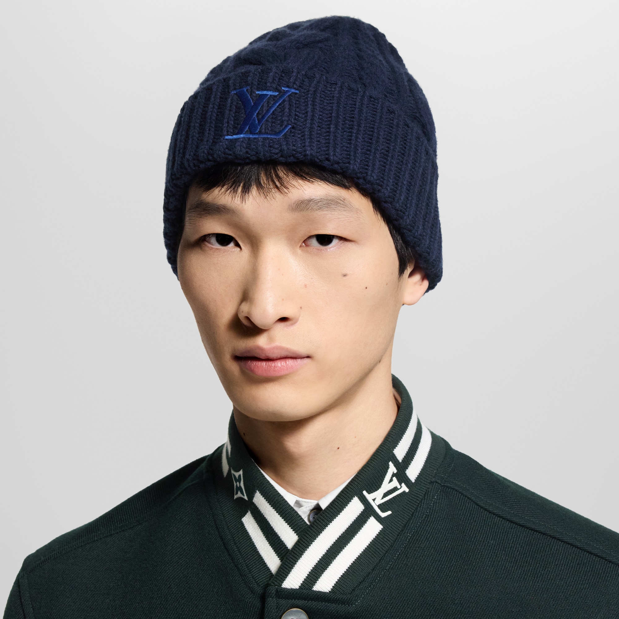 LOUIS VUITTON ビーニー LVアヘッド1.1 ブラック Only LV Mini Cable 