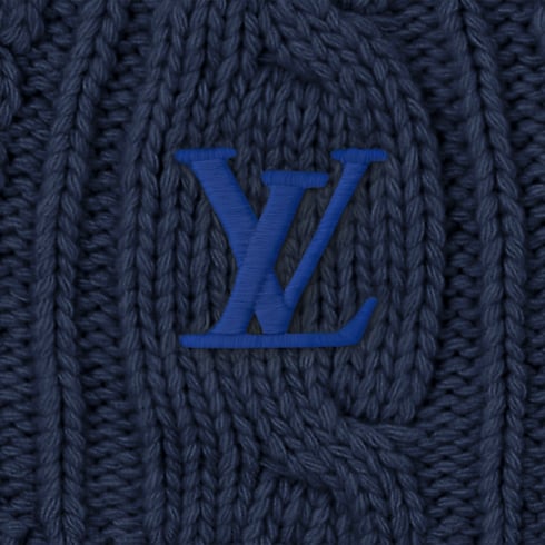 Only LV Mini Cable Scarf S00 in Men's Accessories Scarves collections by Louis Vuitton (Product zoom)