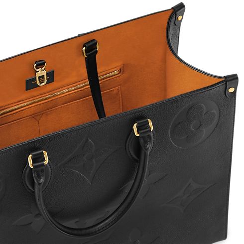 Onthego GM Monogram Empreinte Leather in Women's Handbags Handbags collections by Louis Vuitton (Product zoom)