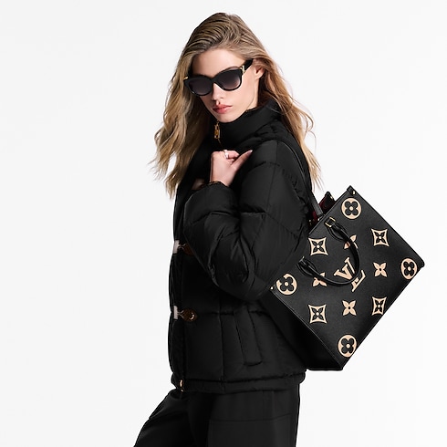 OnTheGo MM Bicolour Monogram Empreinte Leather in Women's Handbags All Collections collections by Louis Vuitton (Product zoom)