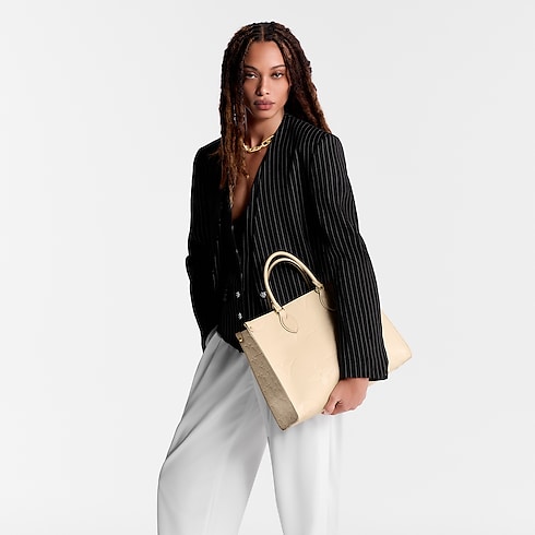 OnTheGo MM Monogram Empreinte Leather in Women's Handbags All Collections collections by Louis Vuitton (Product zoom)