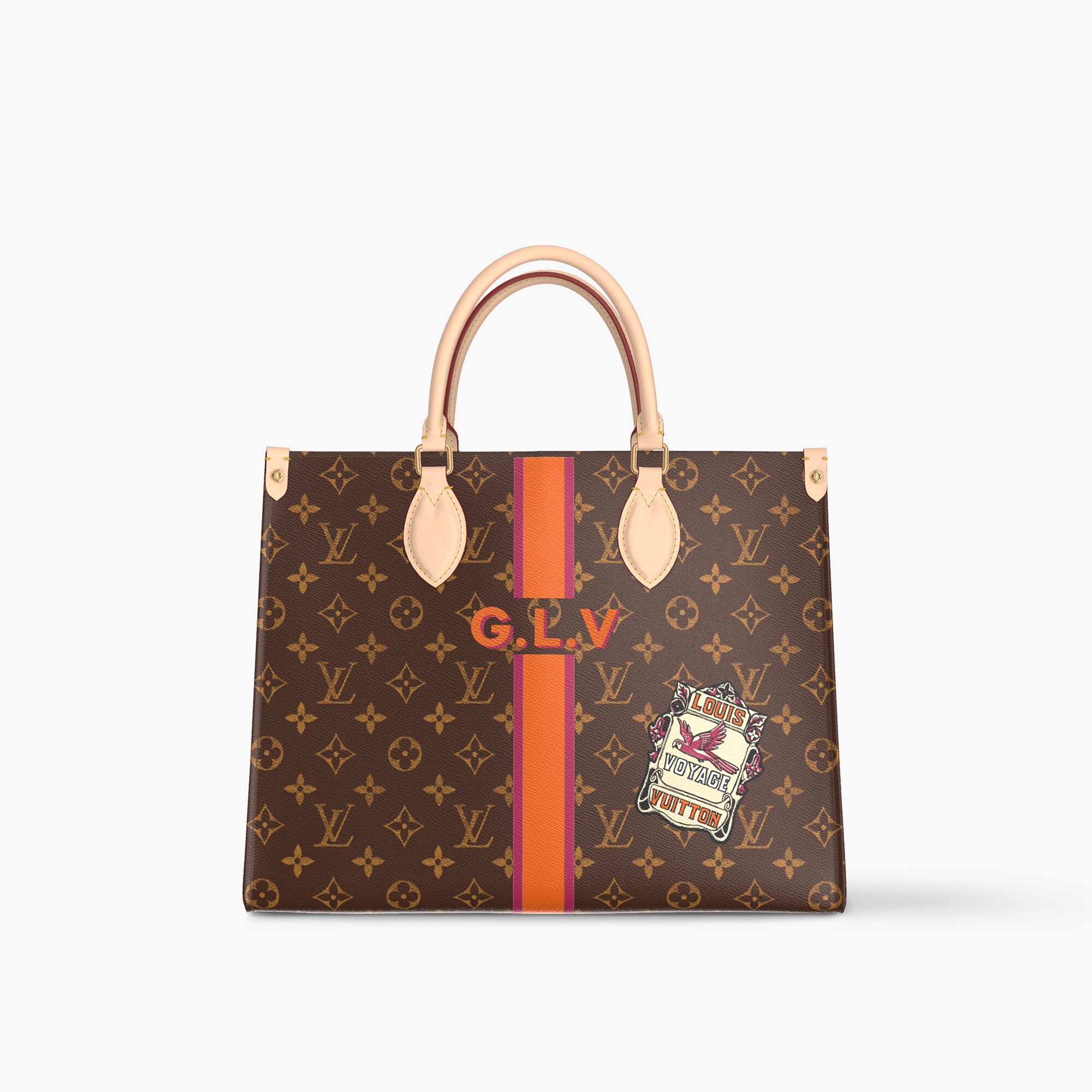OnTheGo MM Mon Monogram Monogram Canvas Personalization P01898