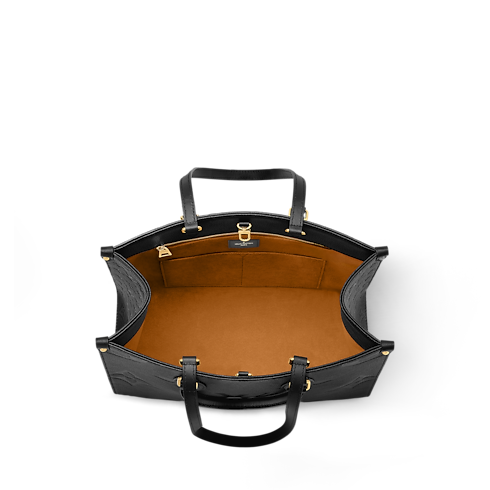 Onthego MM Tote Bag Monogram Empreinte Leather in Women's Handbags All Collections collections by Louis Vuitton (Product zoom)