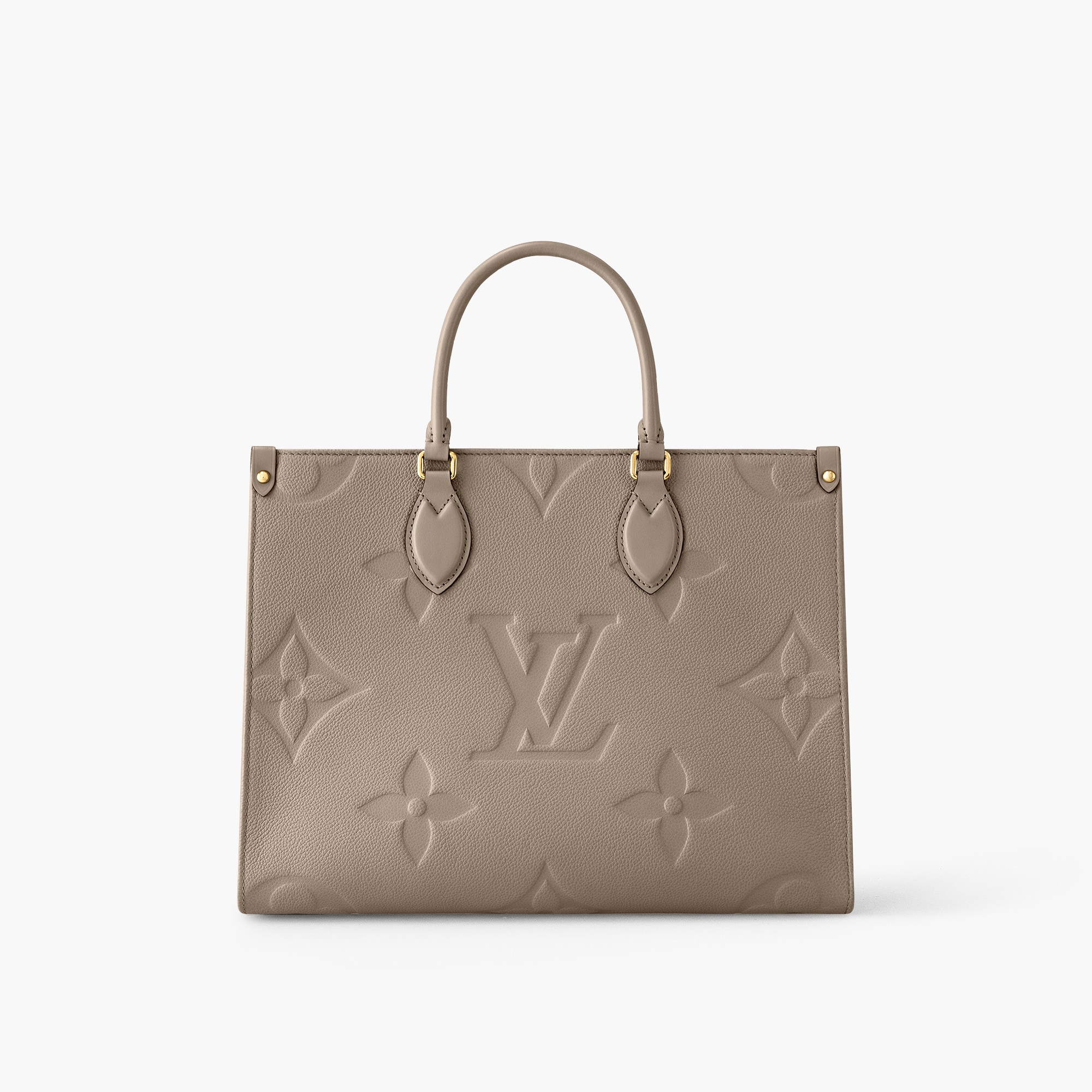Onthego MM Tote Bag Monogram Empreinte Leather Handbags LOUIS
