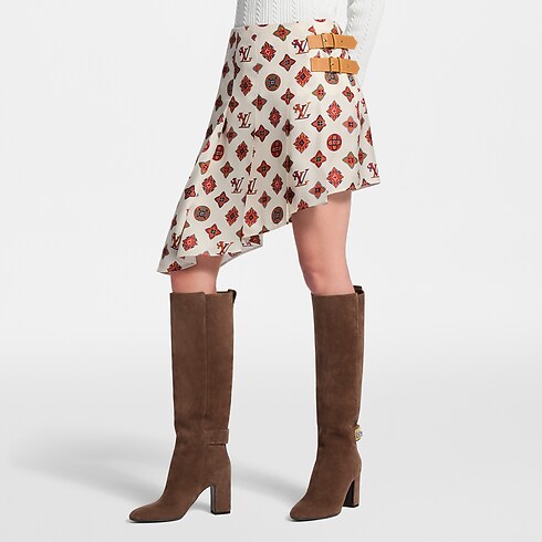 Paisley Monogram Asymmetrical Skirt in Women's Ready-to-Wear Skirts and Shorts collections by Louis Vuitton (Product zoom)