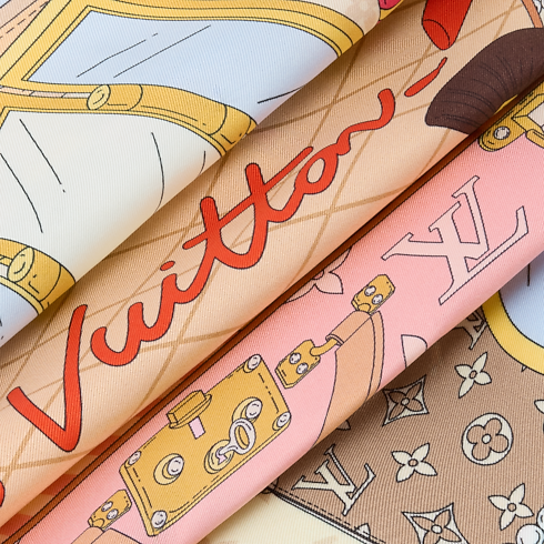 Paris En Beaute Square 55 S00 in Women's Accessories Silk Squares and Bandeaux collections by Louis Vuitton (Product zoom)