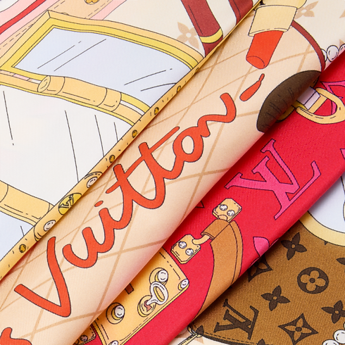 Paris En Beaute Square 55 S00 in Women's Accessories Silk Squares and Bandeaux collections by Louis Vuitton (Product zoom)