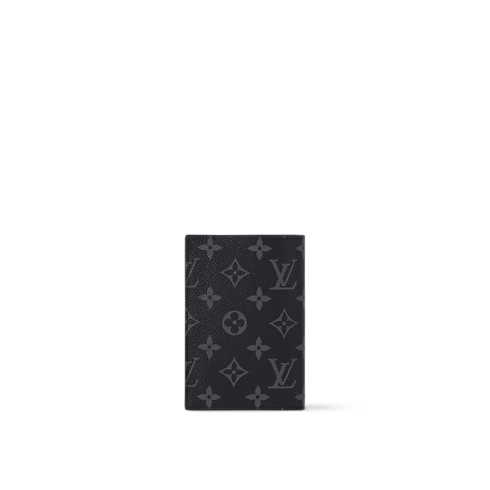 Passport Cover Monogram Eclipse in Men's Travel Travel Accessories and Organisers collections by Louis Vuitton (Product zoom)
