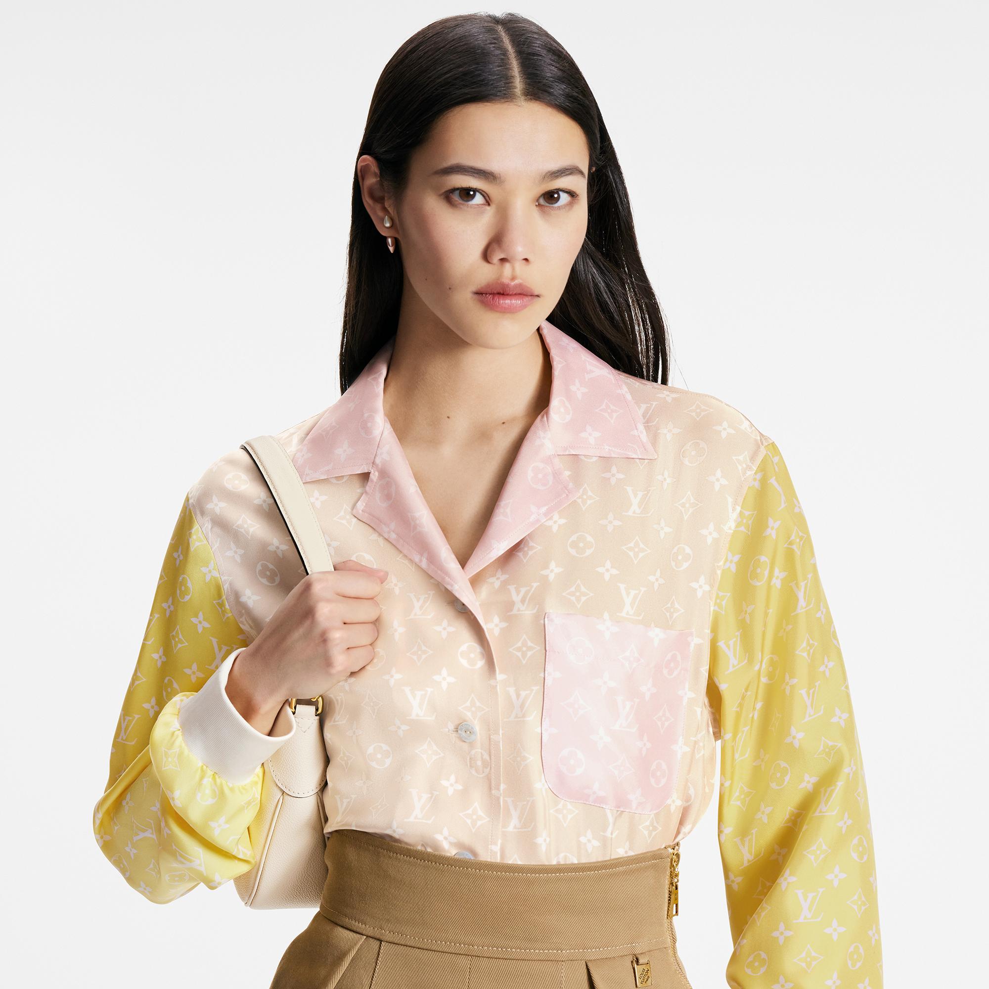 Pastel Monogram Pyjama Shirt - Ready-to 