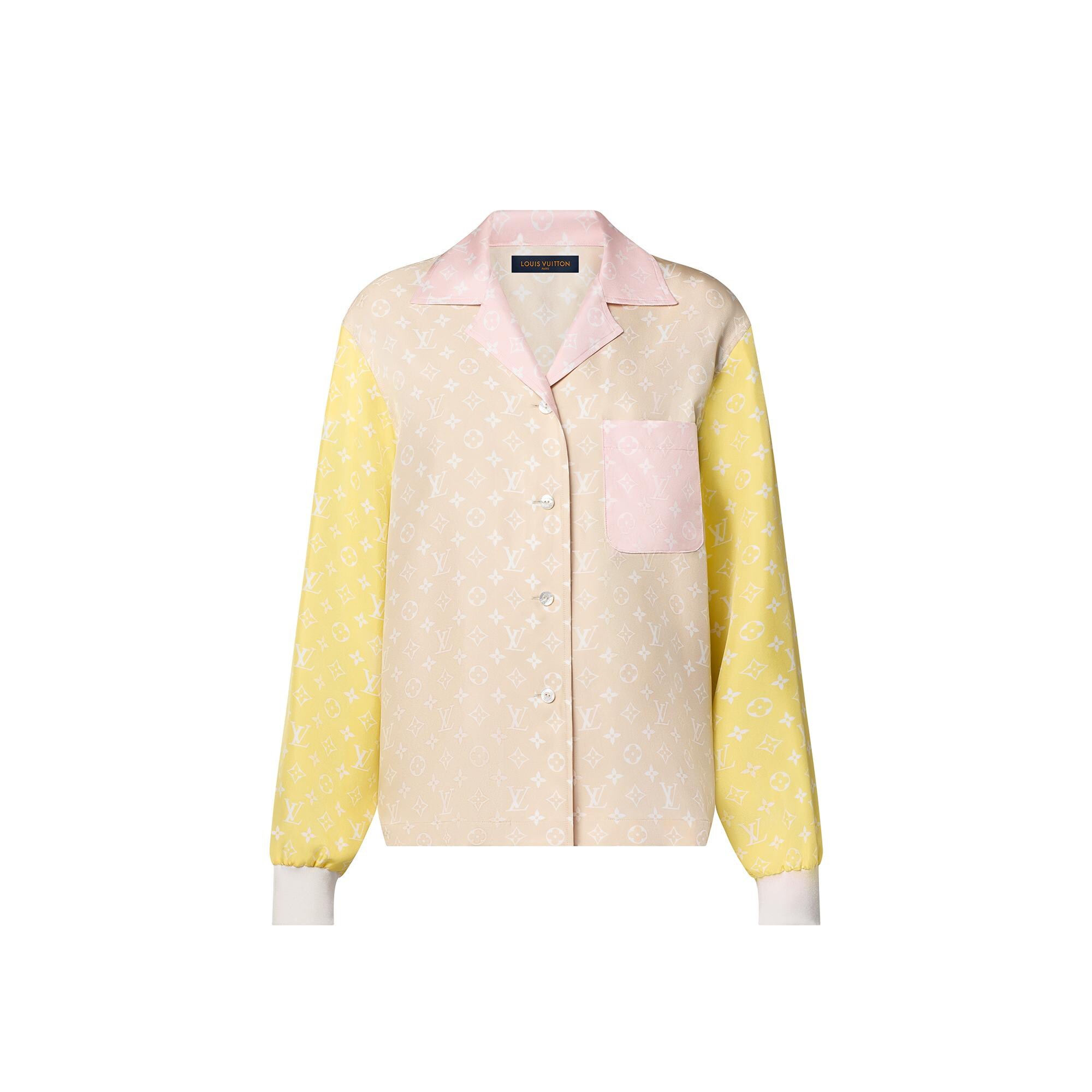Pastel Monogram Pyjama Shirt - Ready-to 