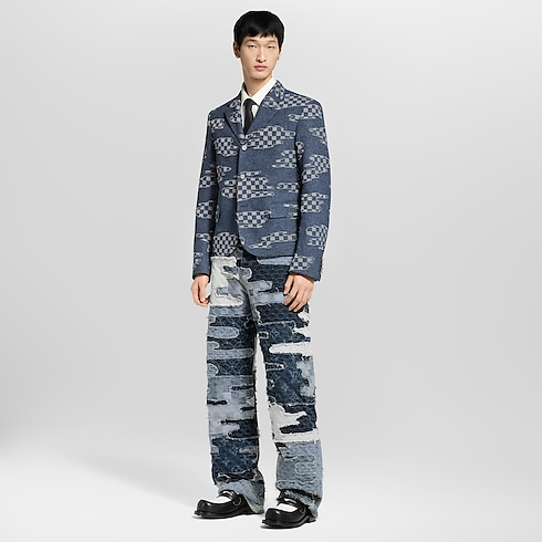 Patchwork Denim Skate Pants in Men's Ready-to-Wear Denim Collection collections by Louis Vuitton (Product zoom)