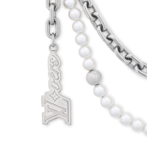 Pearls Mini Chain Belt S00 in Men's Accessories Key Holders and Bag Charms collections by Louis Vuitton (Product zoom)