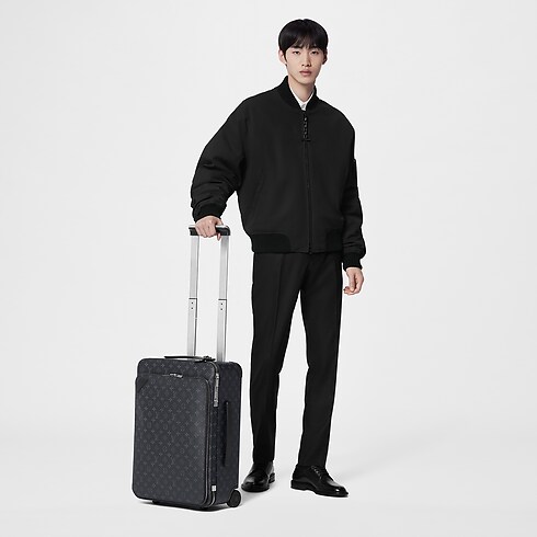 Pegase Trolley Case Monogram Eclipse Canvas in Men's Travel All Luggage and Accessories collections by Louis Vuitton (Product zoom)