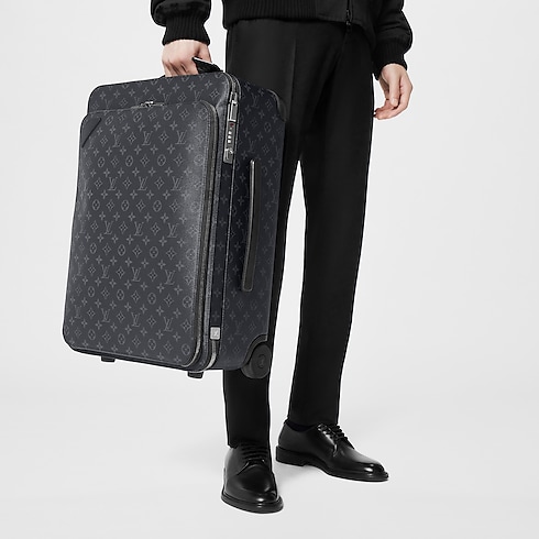 Pegase Trolley Case Monogram Eclipse Canvas in Men's Travel All Luggage and Accessories collections by Louis Vuitton (Product zoom)