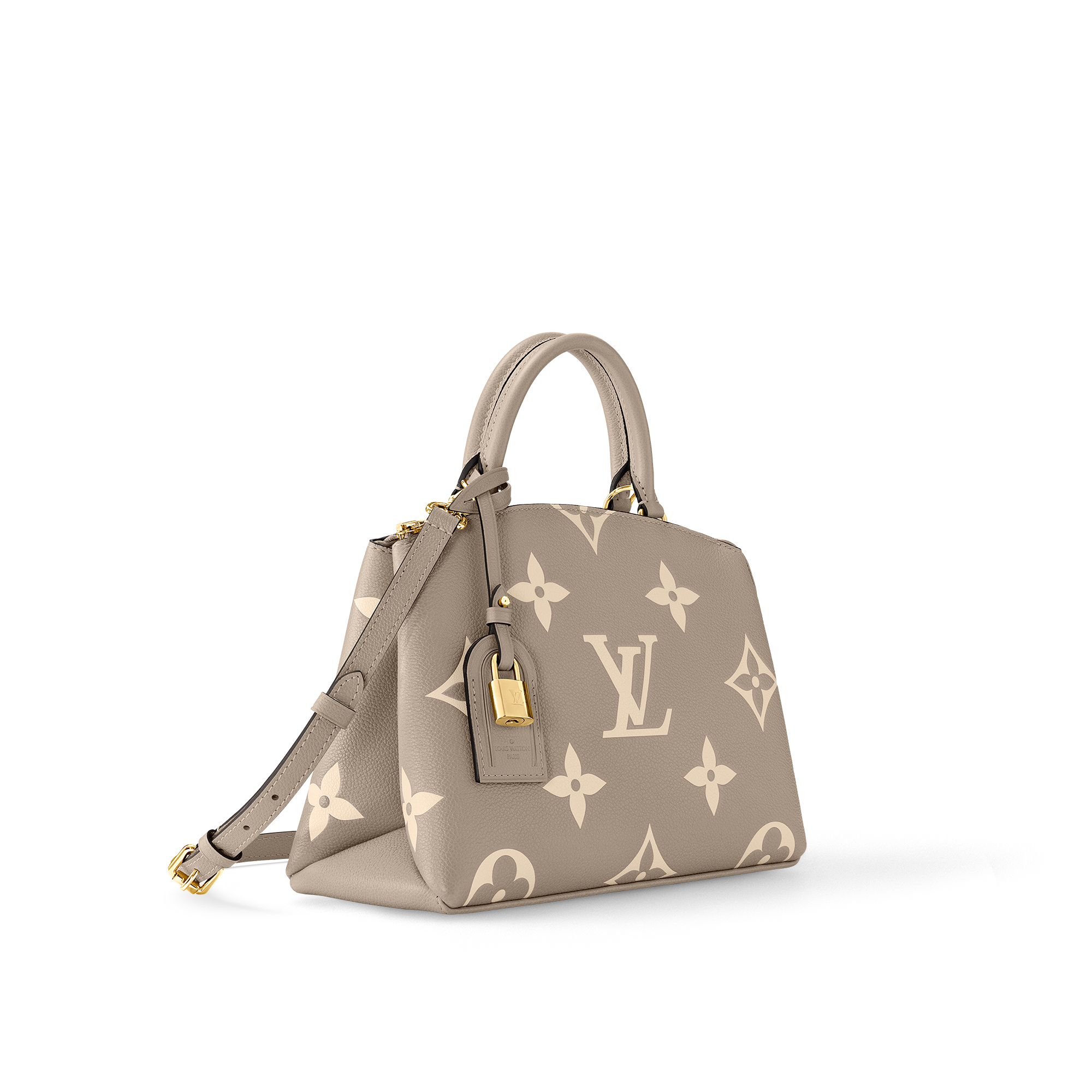 Petit Palais Bag Bicolour Monogram Empreinte Leather in Women