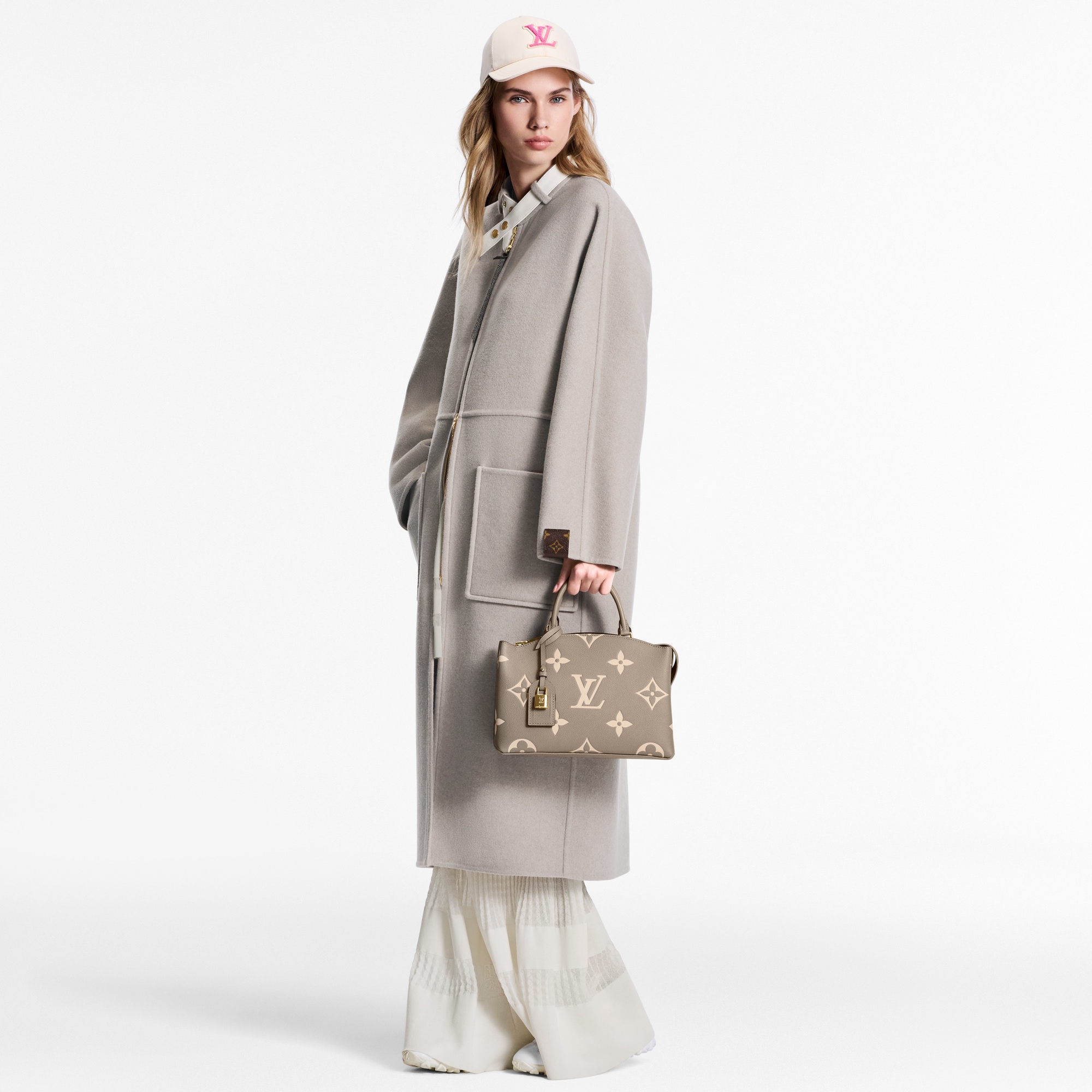 Petit Palais Bag Bicolour Monogram Empreinte Leather in Women
