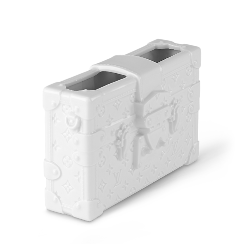 Petite Malle Porcelain Vase Monogram Canvas in Trunks, Travel and Home's Highlights Art of Living Campaign collections by Louis Vuitton (Product zoom)