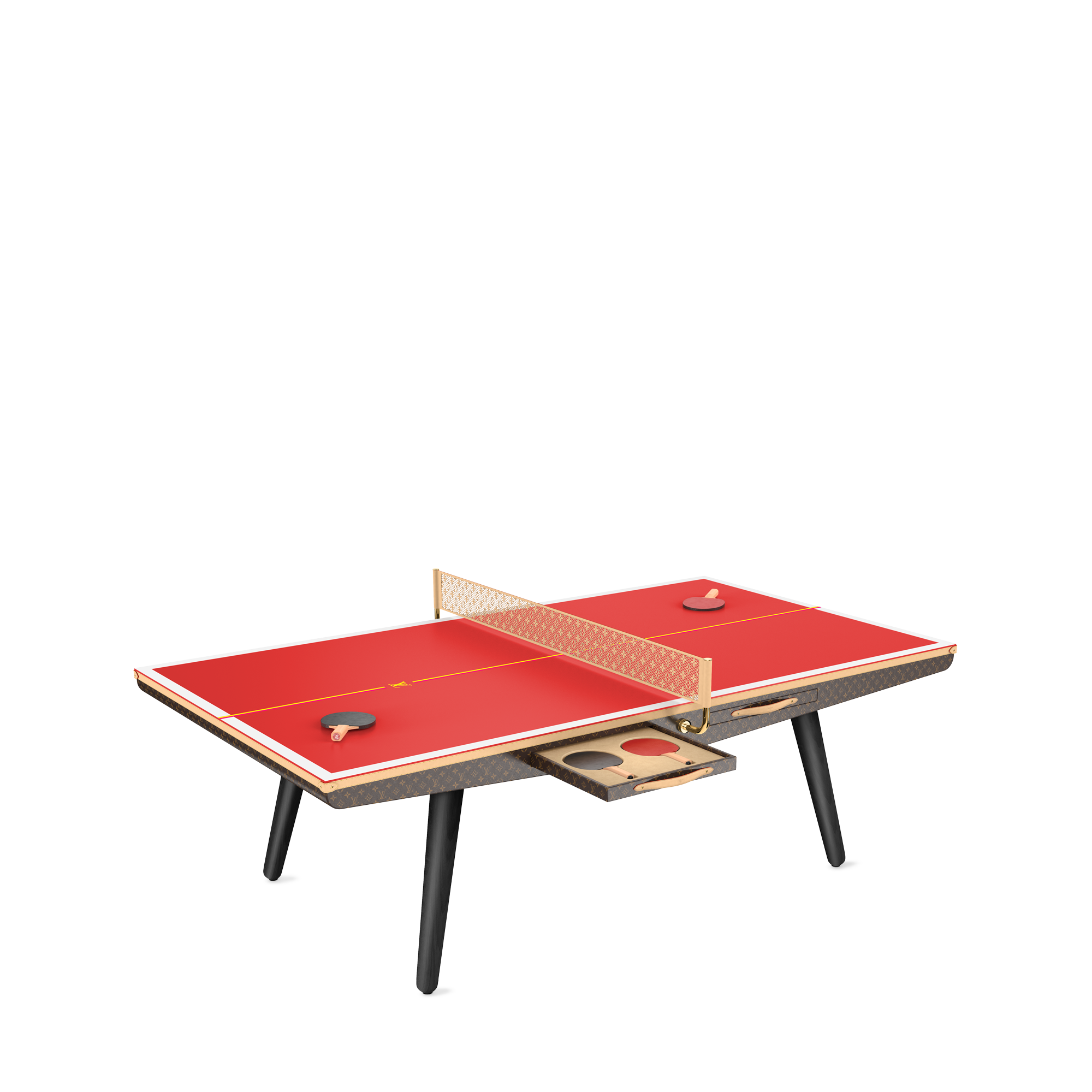 Ping-Pong Table Canvas Domestic Size Monogram Canvas in Trunks, Travel and Home