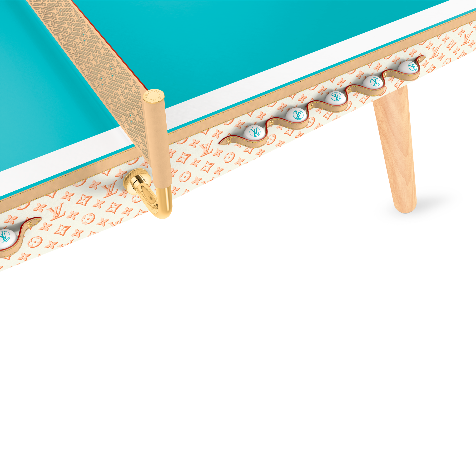 Ping-Pong Table Canvas Domestic Size Monogram Canvas in Trunks, Travel and Home