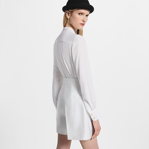 Pleated Lavallière Blouse in Women's Ready-to-Wear Tops collections by Louis Vuitton (Product zoom)