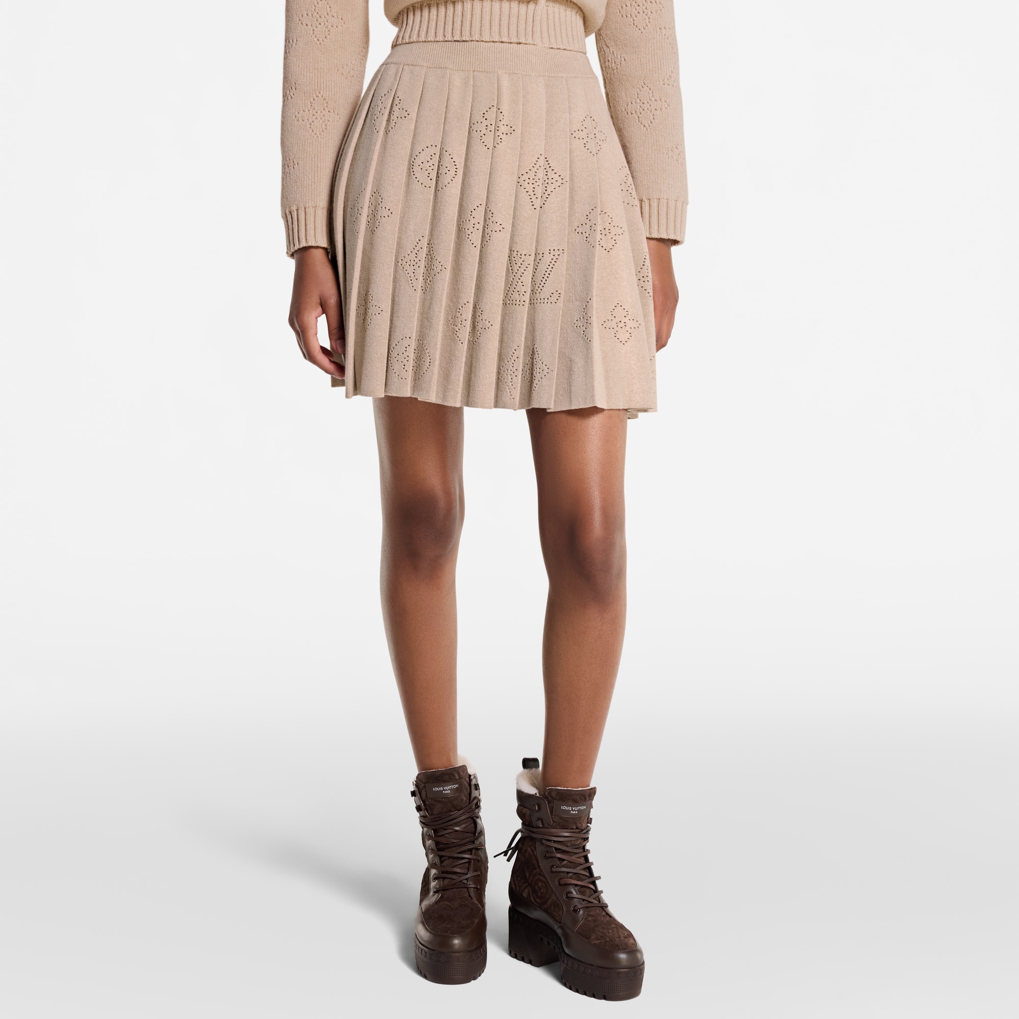 Pleated Mahina Knit Skirt  in Women