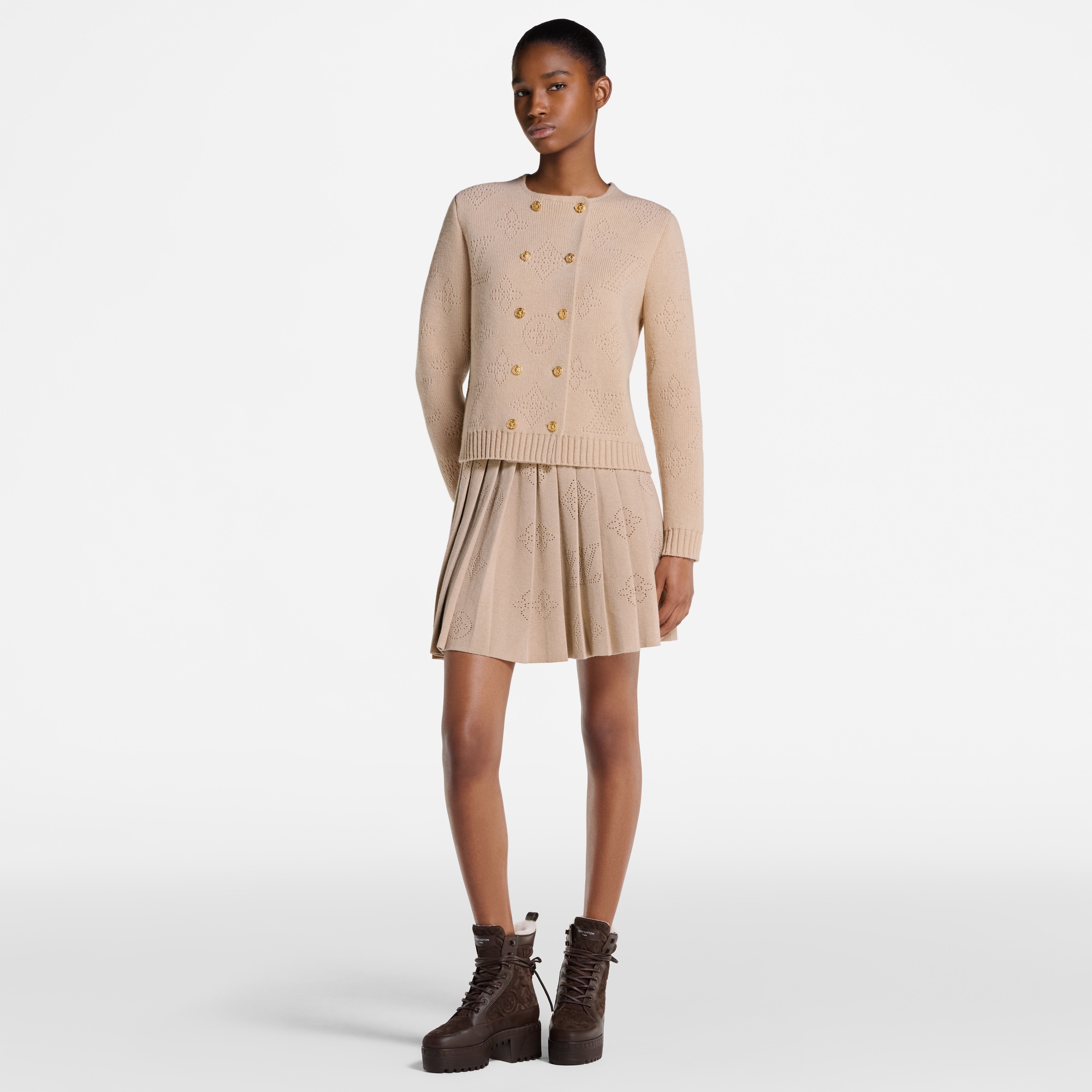Pleated Mahina Knit Skirt  in Women