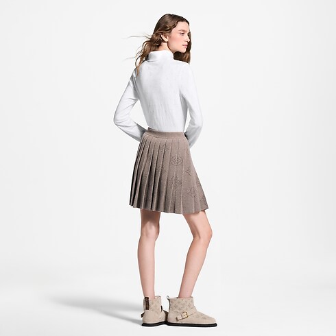 Pleated Mahina Knit Skirt in Women's Ready-to-Wear Skirts and Shorts collections by Louis Vuitton (Product zoom)