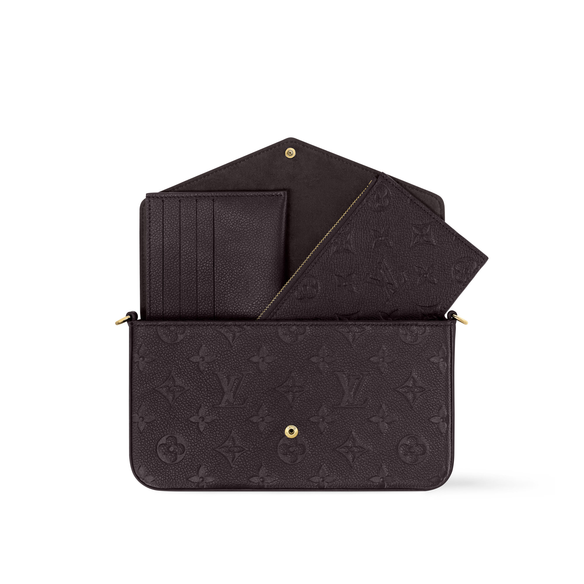 Pochette Félicie Monogram Empreinte Leather in Women