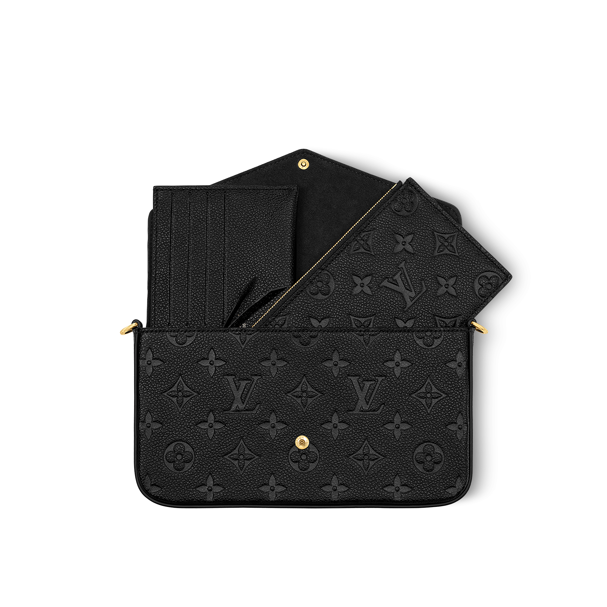 Pochette Félicie Monogram Empreinte Leather in Women