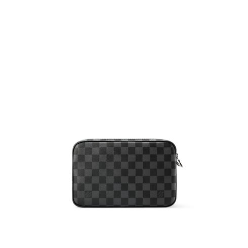 Pochette Kasai Damier Graphite Canvas in Men's Wallets and Small Leather Goods Pochettes collections by Louis Vuitton (Product zoom)