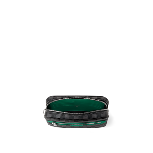 Pochette Kasai Damier Graphite Canvas in Men's Wallets and Small Leather Goods Pochettes collections by Louis Vuitton (Product zoom)