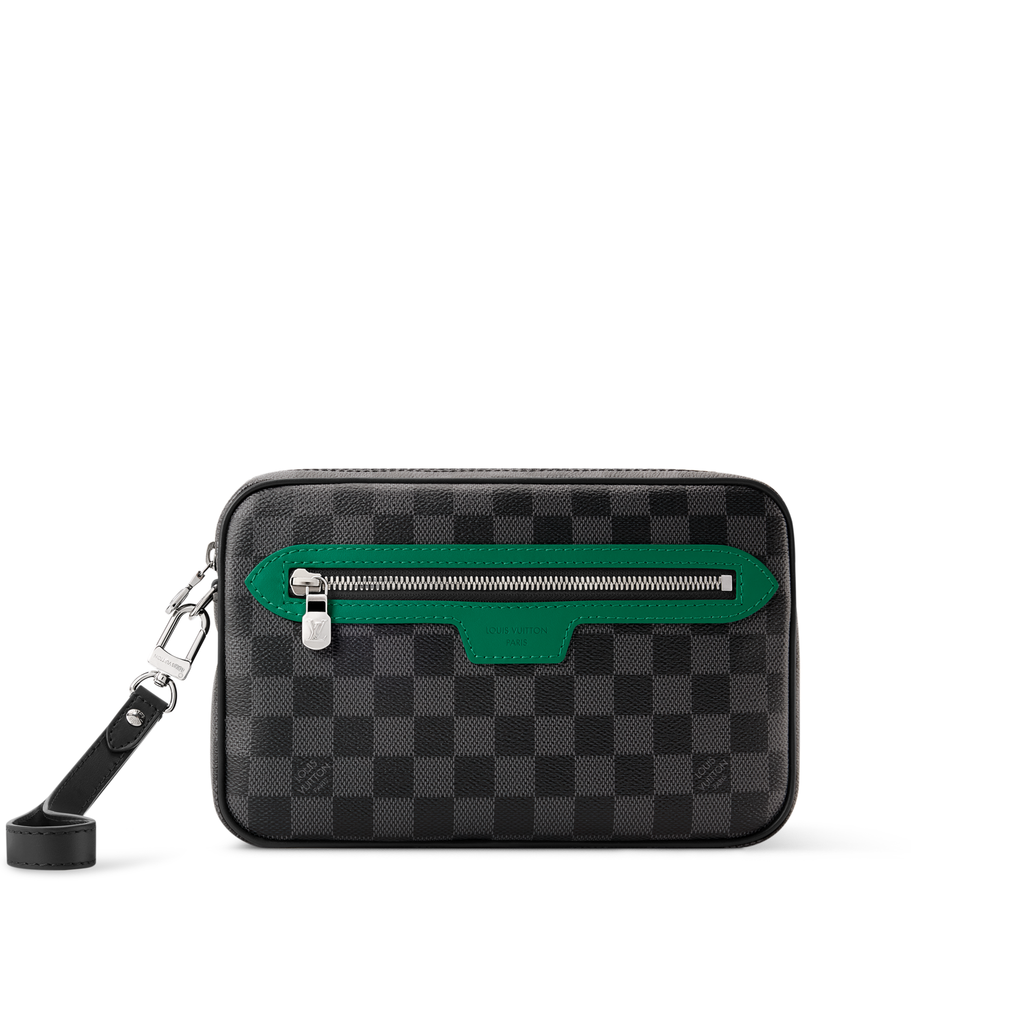 Pochette Kasai Damier Graphite Canvas in Men