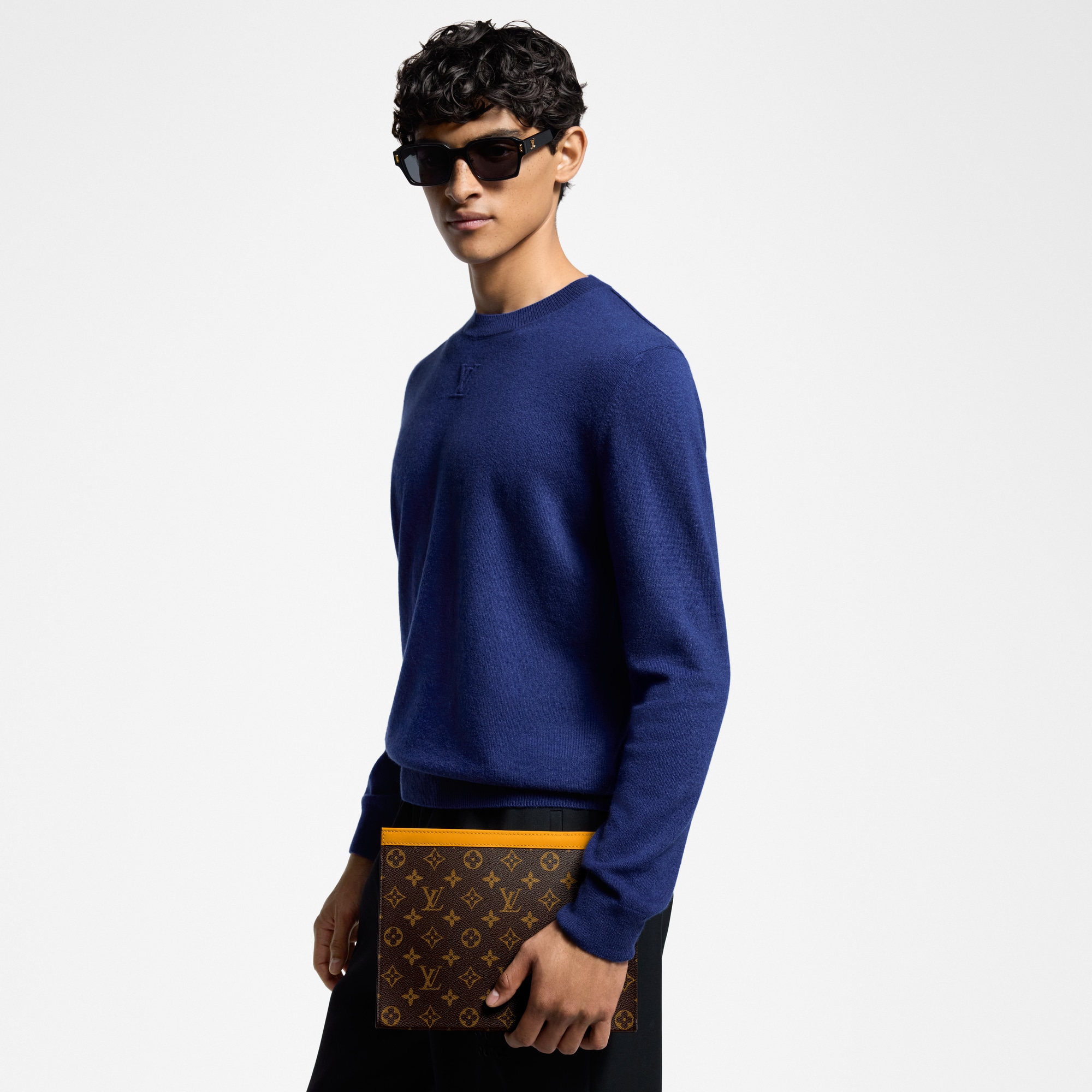 Pochette Voyage MM Monogram Macassar Canvas in Men