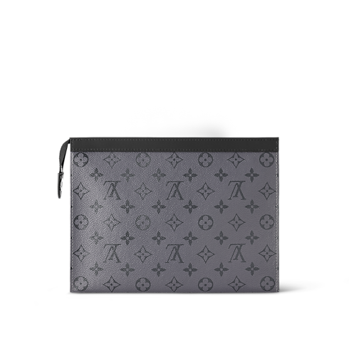 Pochette Voyage MM Monogram Eclipse in Men's Wallets and Small Leather Goods All Wallets and Small Leather Goods collections by Louis Vuitton (Product zoom)