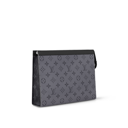 Pochette Voyage MM Monogram Eclipse in Men's Wallets and Small Leather Goods All Wallets and Small Leather Goods collections by Louis Vuitton (Product zoom)