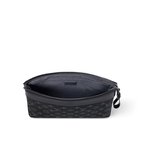 Pochette Voyage Souple Monogram Eclipse in Men's Wallets and Small Leather Goods Pochettes collections by Louis Vuitton (Product zoom)