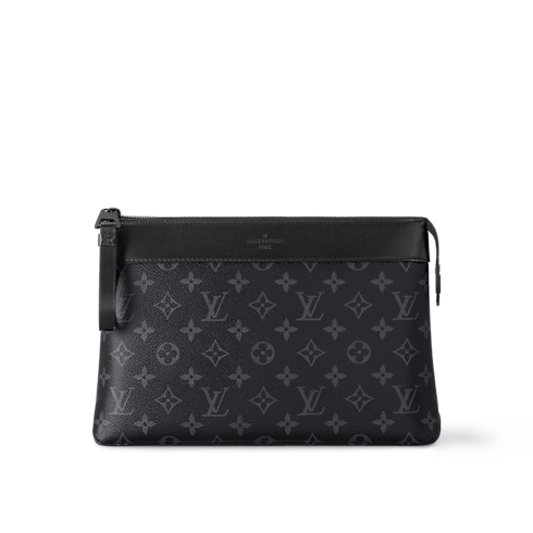 Pochette Voyage Souple Monogram Eclipse in Men's Wallets and Small Leather Goods Pochettes collections by Louis Vuitton (Product zoom)