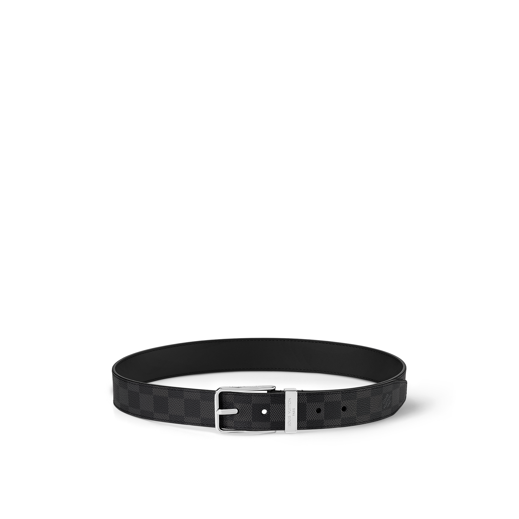 Pont Neuf 35mm Belt Damier Graphite Canvas in Men