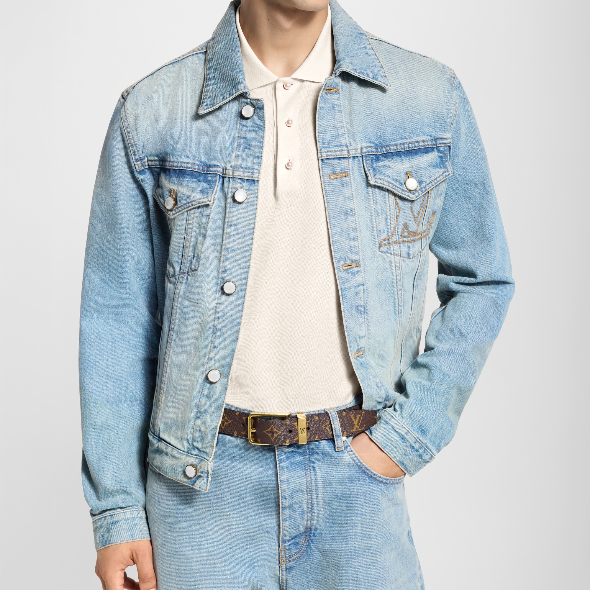 Pont Neuf Monogram 35mm Belt  in Men