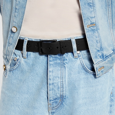 Pont Neuf Taurillon Monogram 35mm Belt in Men's Accessories Belts collections by Louis Vuitton (Product zoom)